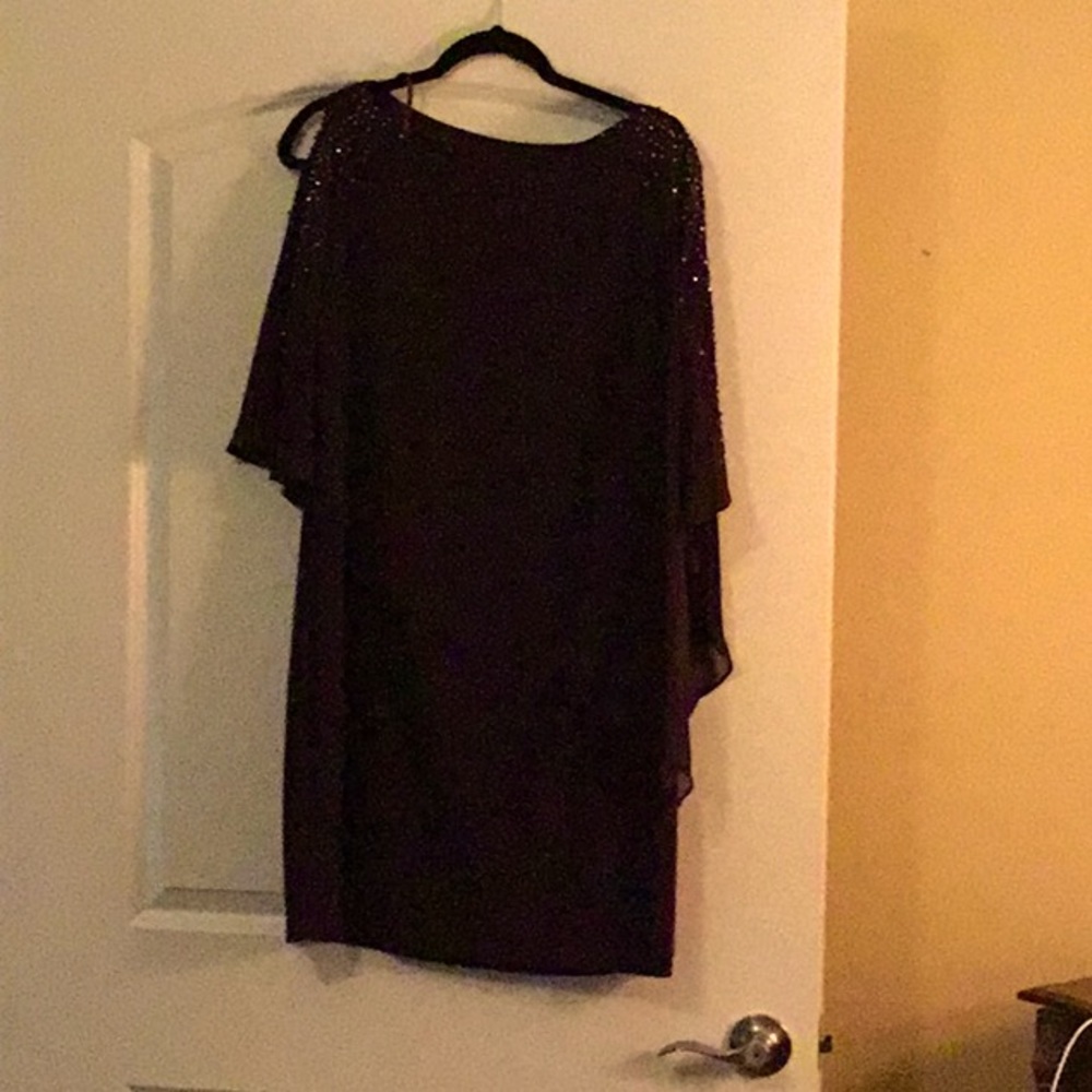 Maroon color formal dress